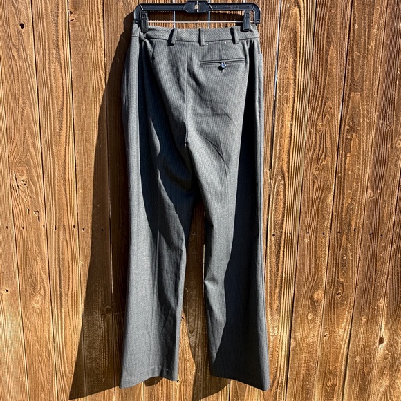 Calvin Klein High-Waisted Pinstripe Trousers – Size 4 (NWT) - Picture 2 of 9